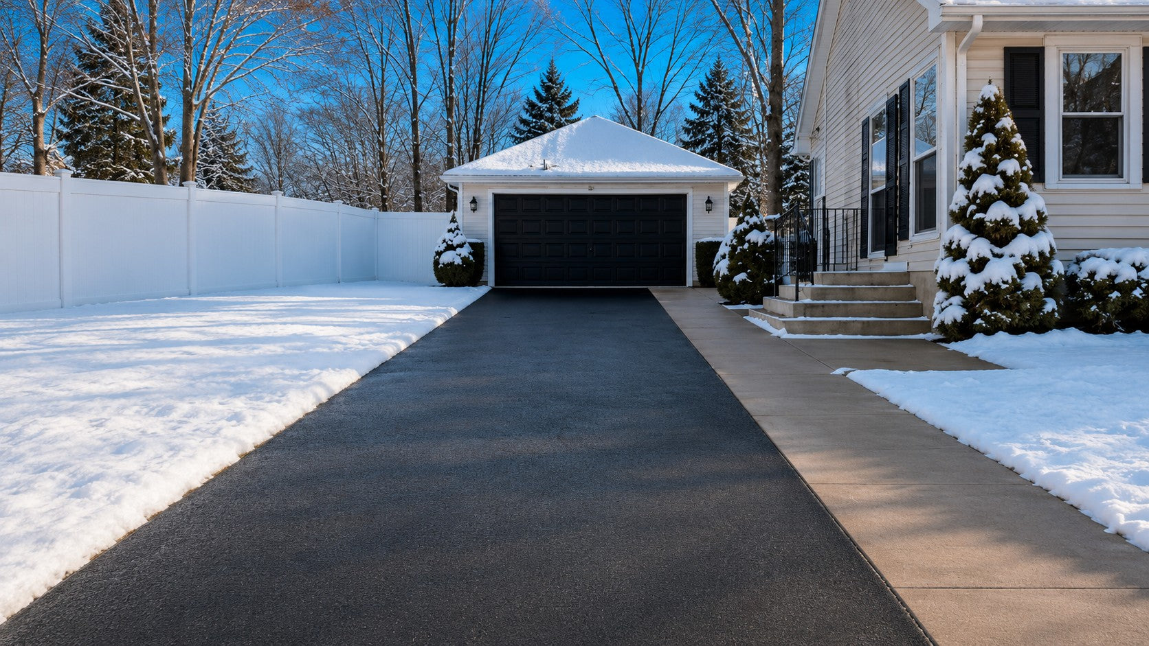 Premium full property snow removal